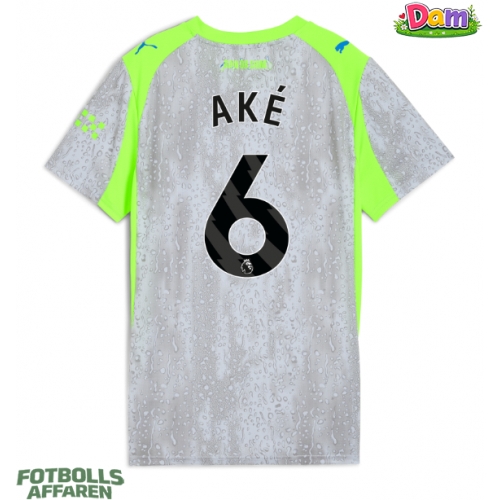 Manchester City Nathan Ake #6 Tredje Tröja Kvinnor 2025-26 Kortärmad